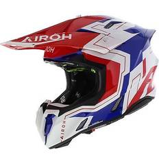 Wit Motorhelmen Airoh Motorhelm Twist Dizzy Bleu