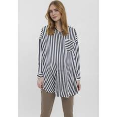 Schwangerschaft & Stillzeit Vero moda maternity bluse vmmedita ls long shirt wvn damen Snow White