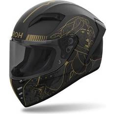 Airoh Connor Titan Full Face Helmet - Matt Black/Dark Grey/Gold