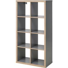 IKEA KALLAX Grey/Wood Regalsystem 77x147cm