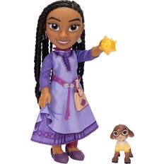 Disney Asha stor dukke der synger med Valentino og Star figurer 38 cm