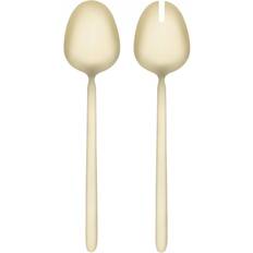 Beige Serving Spoons Blomus Stella Salad Servers Servierlöffel 2Stk.