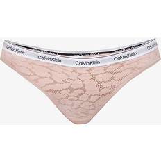 Calvin Klein Pink Clothing Calvin Klein Womens Subdued Modern Branded Stretch-lace Briefs