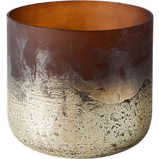 Trä Vaser Muubs Lana Ø14x14 cm Brown-gold Vas
