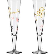 Ritzenhoff Drikkeglas Ritzenhoff Goldnacht Champagneglas 2-pak H23 Drikkeglas 20cl 2stk
