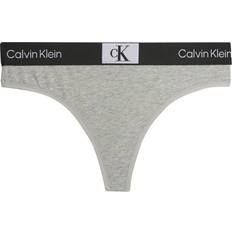 Calvin Klein Women Clothing Calvin Klein Modern Lace Thong Grey