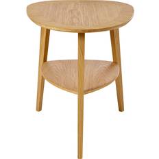 Trekantede Småborde Intarsia Furniture Heart Naturolieret Eg Småbord 52cm