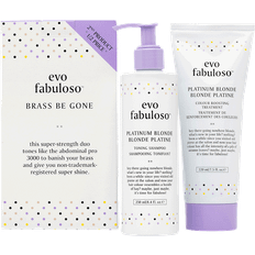 Evo Fabuloso Brass Be Gone Platinum Blonde Duo Pack 266ml