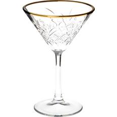 Pasabahce Set 4 martiniglas Timeless Gold Cocktailglas 23cl