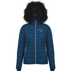 One Size - Women Jackets Regatta 14 UK, Blue Wing Dare 2B Womens/Ladies Glamorize Luxe Ski Jacket One