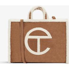 UGG X Telfar Womens Chestnut Large Suede Tote bag 37x49cm