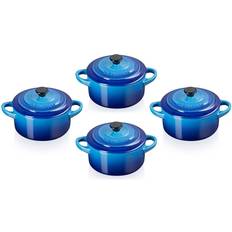 Loza Otras Macetas Le Creuset Mini-Cocotte AZURE, Steinzeug mit Klappe