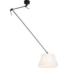 Lamper QAZQA Hængelampe plisseret Pendel ∅ 35cm