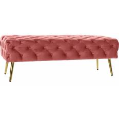 Pink Seating Stools Dkd Home Decor Pink Golden Seating Stool