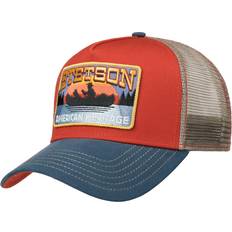 Canoe Trucker Cap - Blue/Red