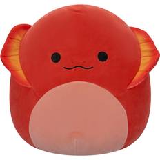 Jazwares Squishmallows SQCR05415 30 cm 12-tums Maxie The Red Frilled Lizard, flerfärgad
