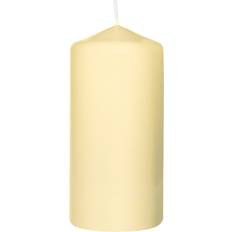 Beige LED-ljus Abena Paraffin Champagne 6x12cm LED-ljus