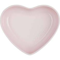 Pink Serveringsskåle Le Creuset Heart Skål 20 cm Shell Pink Serveringsskål
