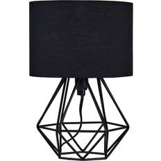 ValueLights Modern Small Satin Basket Cage Table Lamp