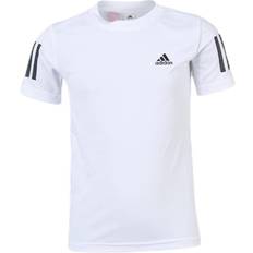 Kinderbekleidung Club Stripes Tee Youth White, Unisex, Tøj, T-shirt, Tennis, Hvid, 128