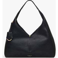 Radley Bags Radley Hillgate Place Large Grained Leather Shoulder Bag, Black