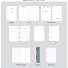 Filofax Systemkalender Norfolk Pocket Currant