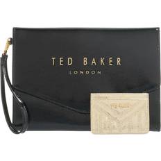 Ted Baker Clutches Ted Baker CRINKIE Black Crinkle Icon Clutch