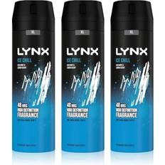 Lynx Deodorants Lynx 3 Pack of 48H Fresh Ice Chill with Frozen Mint Lemon Deodorant Body