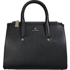 Aigner Ledertasche Henkeltasche IVY schwarz