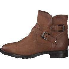 Mjus Boots Buckles Zarko Brandy/5001, Female, Skor, Kängor och Boots, chelsea boots, Brun