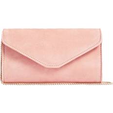 Pink Clutches L.K. Bennett Dominica Suede Clutch Bag