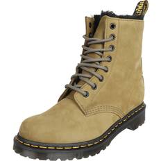 Mujer - Verde Botas de Encaje Dr. Martens 1460 Serena de Piel Para Mujer - 538-Oliva