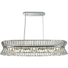 Lighting Searchlight Uptown 10 Crystal Pendant Lamp