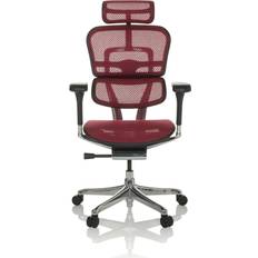 Cuir Chaises de bureau hjh OFFICE ERGOHUMAN GEN2 Tissu Maille Rouge Chaise de bureau