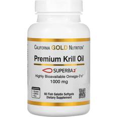 California Gold Nutrition SUPERBA2 Premium Krill Oil, 1000 mg 60 pcs