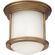 Bronze Plafonniers Elstead Lighting Hadrian Badezimmer Deckenleuchte Gebürstete E27 IP44 196 mm Dimmbar Plafonnier