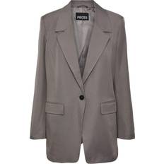 Femme - Gris Blazers Pieces Blazer 'SALINA' - Graphite