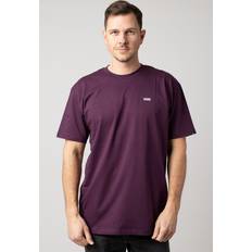 Vans T-Shirts Vans Left Chest Logo Blackberry Wine T-Shirt Lila