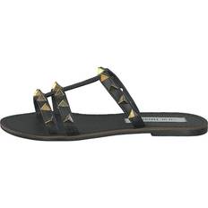 Steve Madden Kengät Steve Madden Enny Black Leather Sandals - Harmaa/Musta