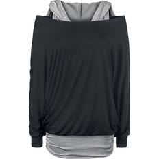 EMP Black Premium by EMP Get Loose Long-sleeve Shirt black grey