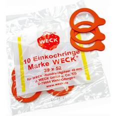 Weck Weck Jars Naturgummiringar Jars, 10-pack Köksbehållare