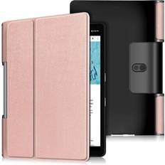 Lenovo Yoga Smart Tab 10.1 tri-fold simple flip case Rose Gold