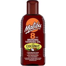 SPF Brun utan sol Malibu Bronzing Tanning Oil with Coconut SPF 8 100 ml