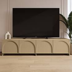 Oak Benches Ellie Shoes Wide Oak Stand TV Bench