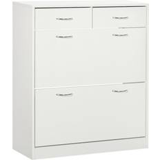 Homcom Narrow Cabinet with 2 Shoe Rack