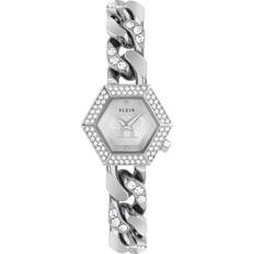 Philipp Plein Watches Philipp Plein The Hexagon Groumette WoMens Silver PWWBA0123 archived One Size