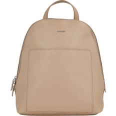 Calvin Klein Cartables Calvin Klein Cityrucksack, Reißverschluss, Emblem, beige