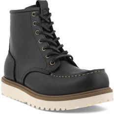 Ecco 46 Pitsisaappaat ecco Staker M Bottes En Cuir Moc Toe - Noir