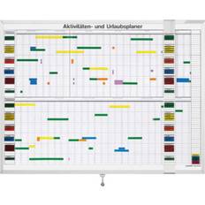 Kalender Magnetoplan Aktivitäten- Urlaubsplaner, 7-Tage-Woche 30 Mitarbeiter