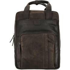 Brown - Women School Bags Strellson Brick Lane Backpack dark brown